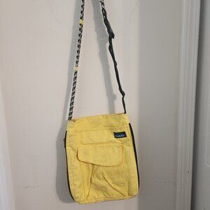 Kavu Yellow Black Crossbody Bag